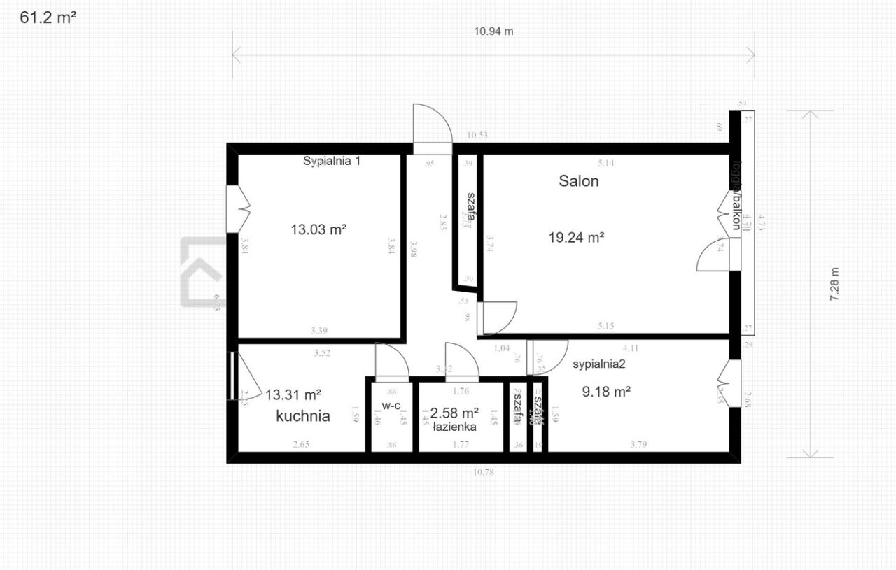 Mieszkanie 3-pokojowe Łódź Górna, ul. Ogniskowa. Zdjęcie 8