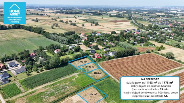 Działka budowlana Wiślinka, ul. Sadowa. Zdjęcie 7