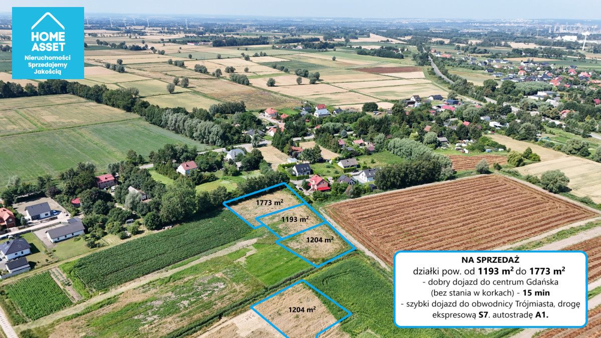 Działka budowlana Wiślinka, ul. Sadowa. Zdjęcie 7