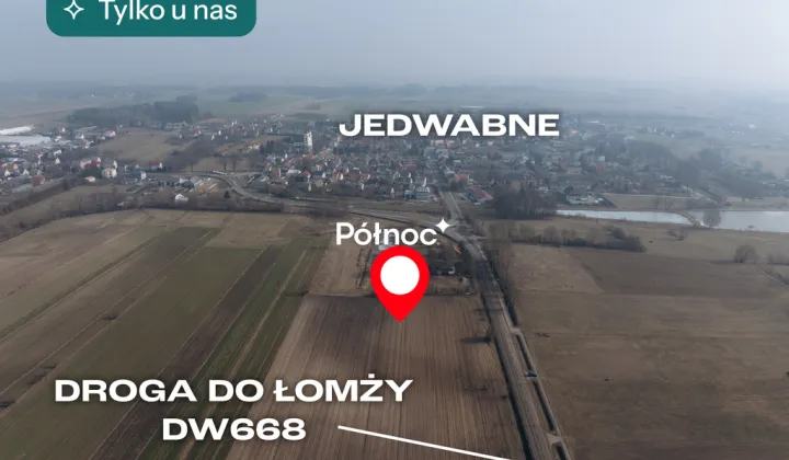 Działka budowlana Jedwabne, ul. Łomżyńska