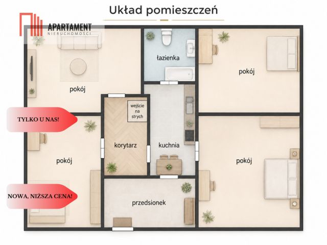 dom wolnostojący, 4 pokoje Bnin. Zdjęcie 12
