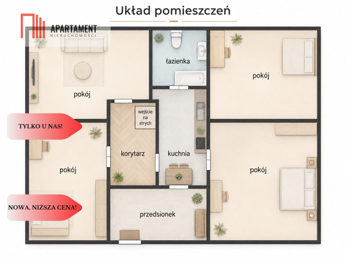 dom wolnostojący, 4 pokoje Bnin. Zdjęcie 12