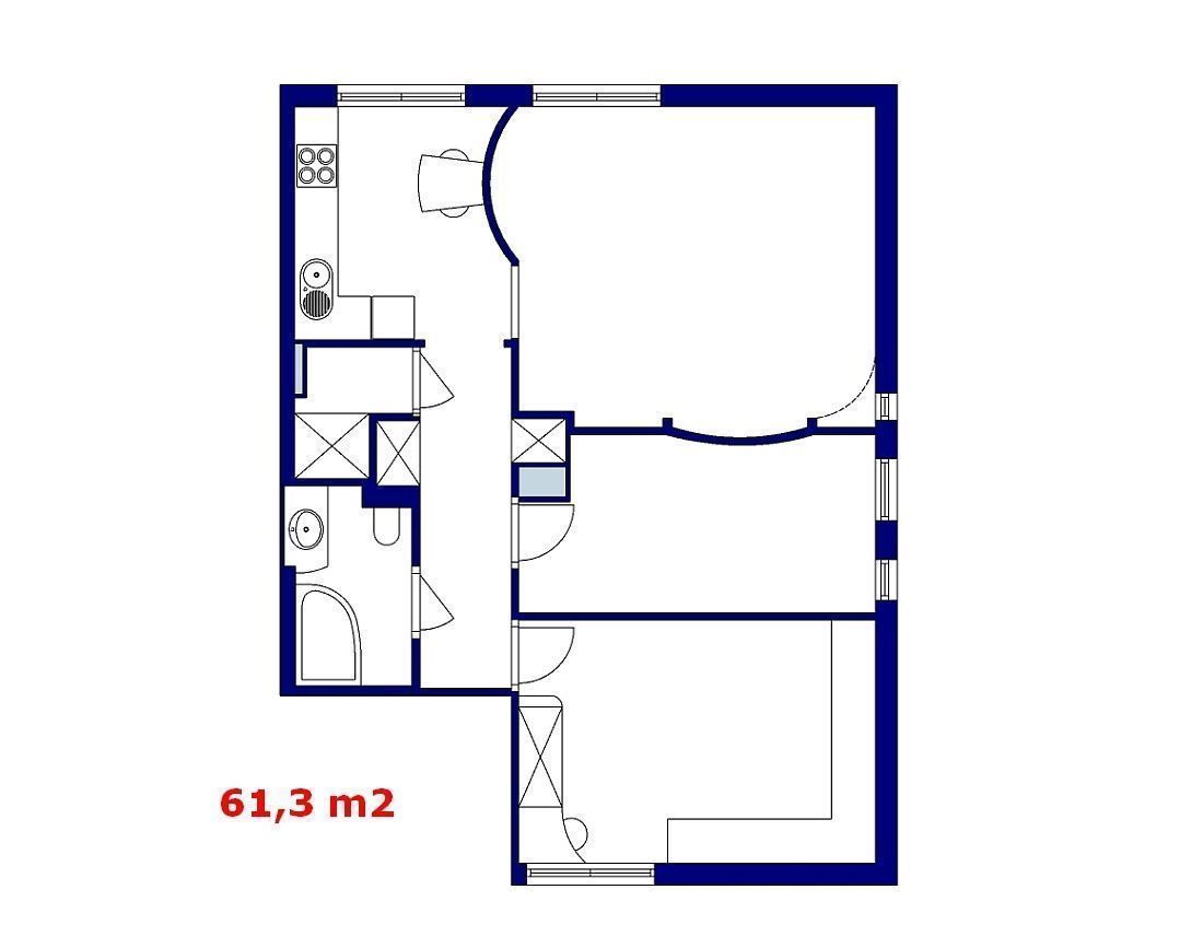 Mieszkanie 3-pokojowe Wrocław Wojszyce, ul. Oboźna. Zdjęcie 12