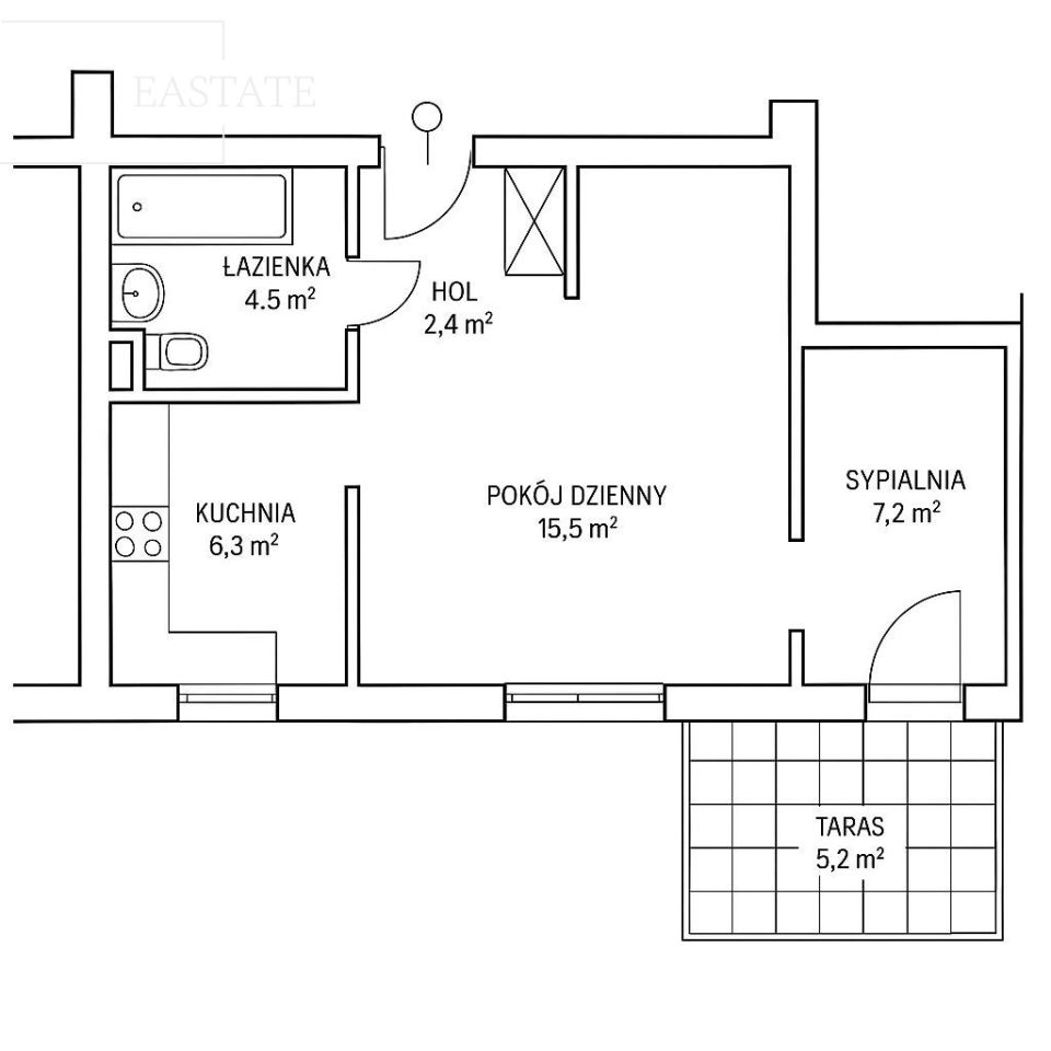 Mieszkanie 2-pokojowe Warszawa Białołęka, ul. Ćmielowska. Zdjęcie 1