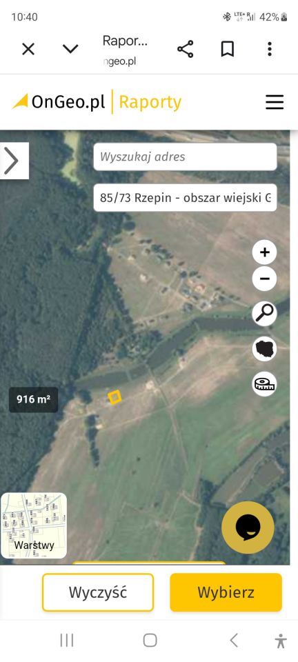 Działka budowlana Rzepinek, Krucza. Zdjęcie 3
