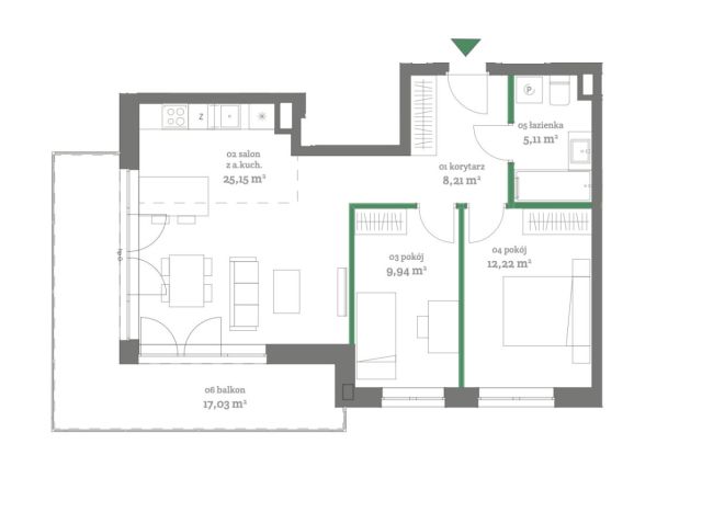 Mieszkanie 3-pokojowe Lesznowola, ul. Jedności. Zdjęcie 16