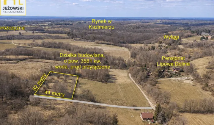 Działka budowlana Kazimierz Dolny Jeziorszczyzna