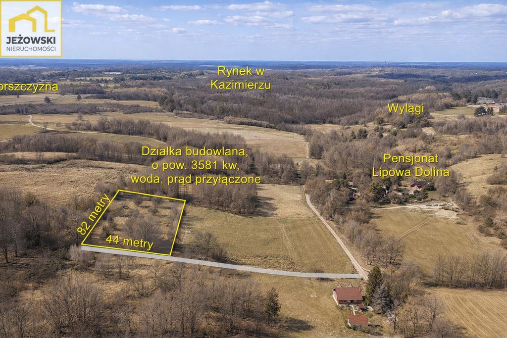 Działka budowlana Kazimierz Dolny Jeziorszczyzna. Zdjęcie 1