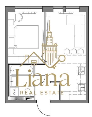 Mieszkanie 2-pokojowe Warszawa Wola, ul. Redutowa. Zdjęcie 4