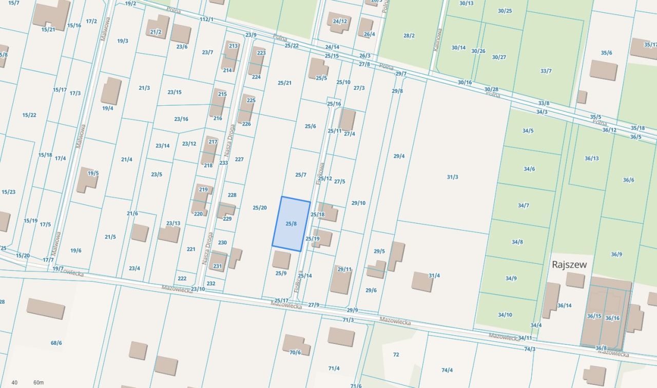 Działka budowlana Rajszew, ul. Fiołkowa. Zdjęcie 3