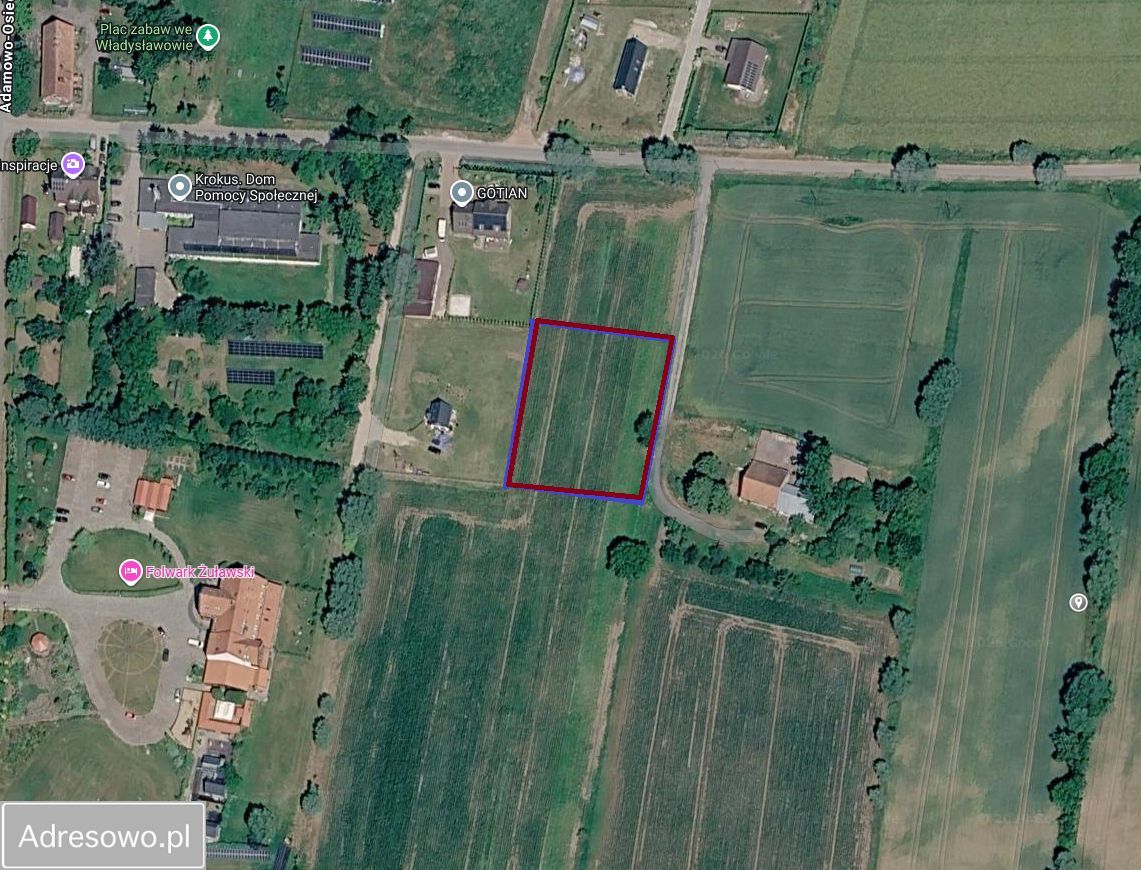 Działka budowlana Władysławowo Adamowo-Osiedle. Zdjęcie 5