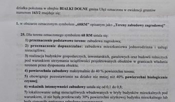Działka budowlana Białki Dolne