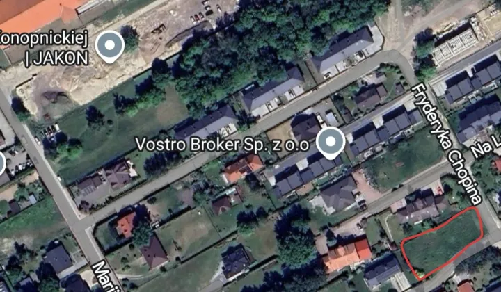 Działka budowlana Grodzisk Mazowiecki, ul. A. Dygasińskiego