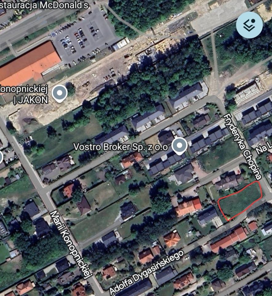 Działka budowlana Grodzisk Mazowiecki, ul. A. Dygasińskiego. Zdjęcie 1