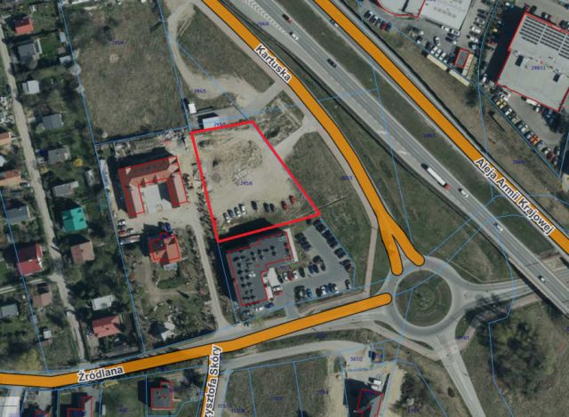 Działka budowlana Gdańsk Jasień, ul. Kartuska. Zdjęcie 1