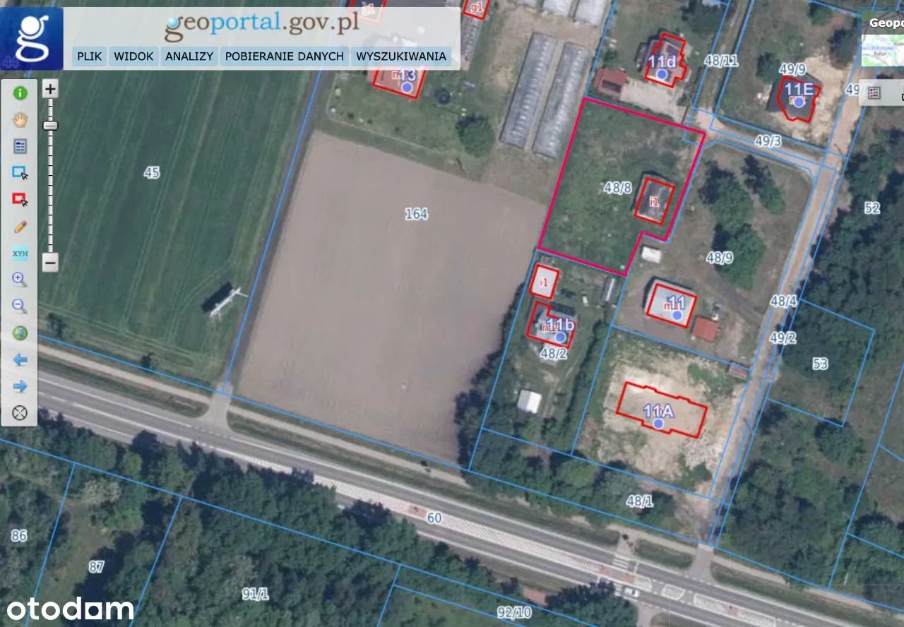 Działka budowlana Brzeziny. Zdjęcie 4