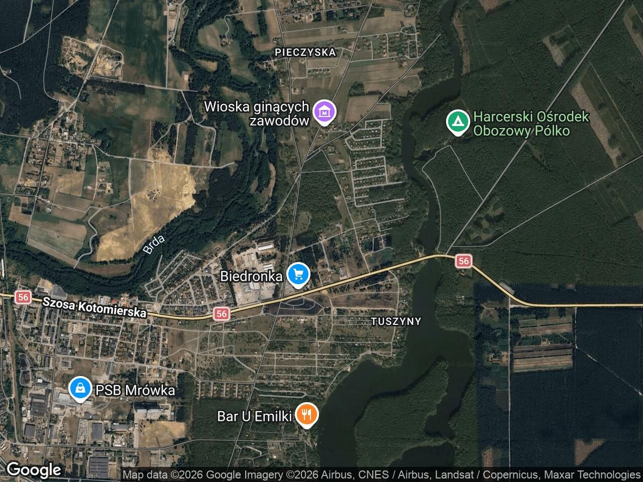 Działka rolna Koronowo Pieczyska, ul. Leszczynowa. Zdjęcie 1