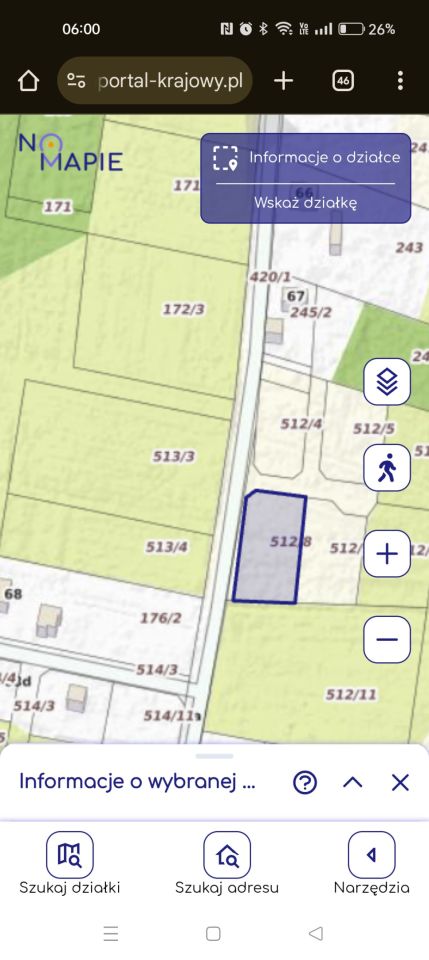 Działka rolno-budowlana Ładzin. Zdjęcie 2