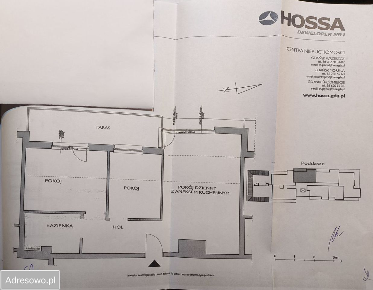 Mieszkanie 3-pokojowe Gdynia Chwarzno-Wiczlino, ul. Romana Felińskiego. Zdjęcie 12