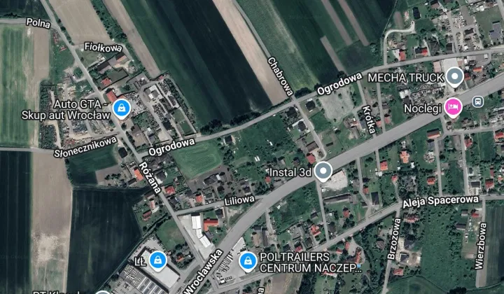 Działka budowlana Byków, ul. Ogrodowa