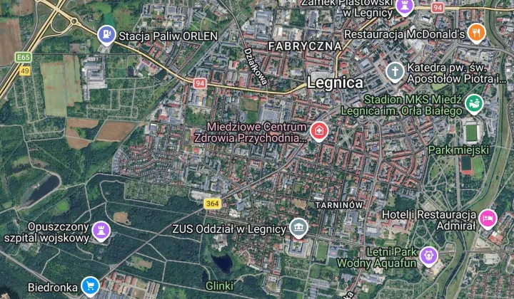 Mieszkanie 1-pokojowe Legnica, ul. Piechoty