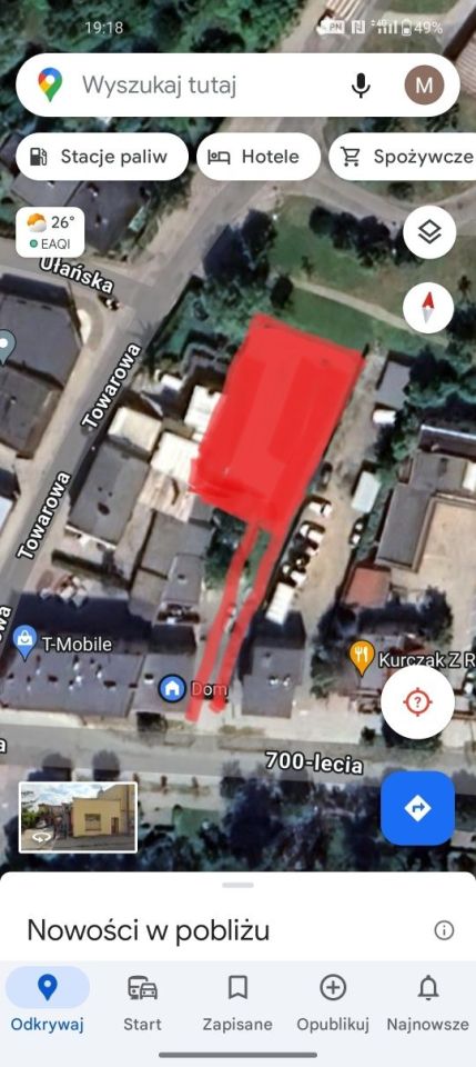 Działka budowlana Żnin, ul. 700-lecia