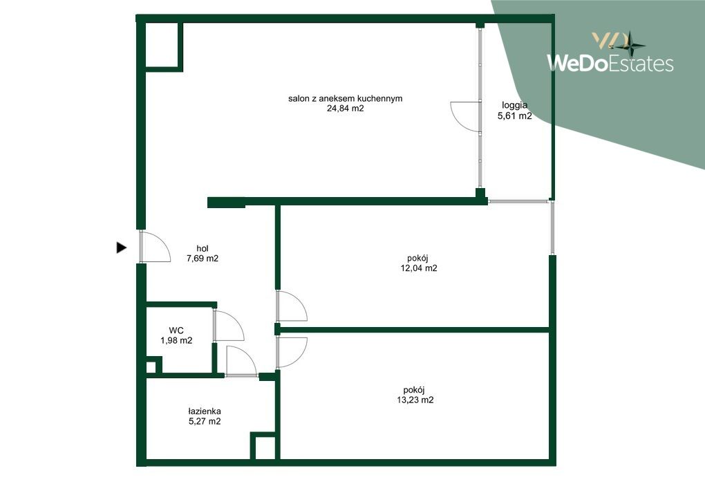 Mieszkanie 3-pokojowe Warszawa Wola, al. "Solidarności". Zdjęcie 29