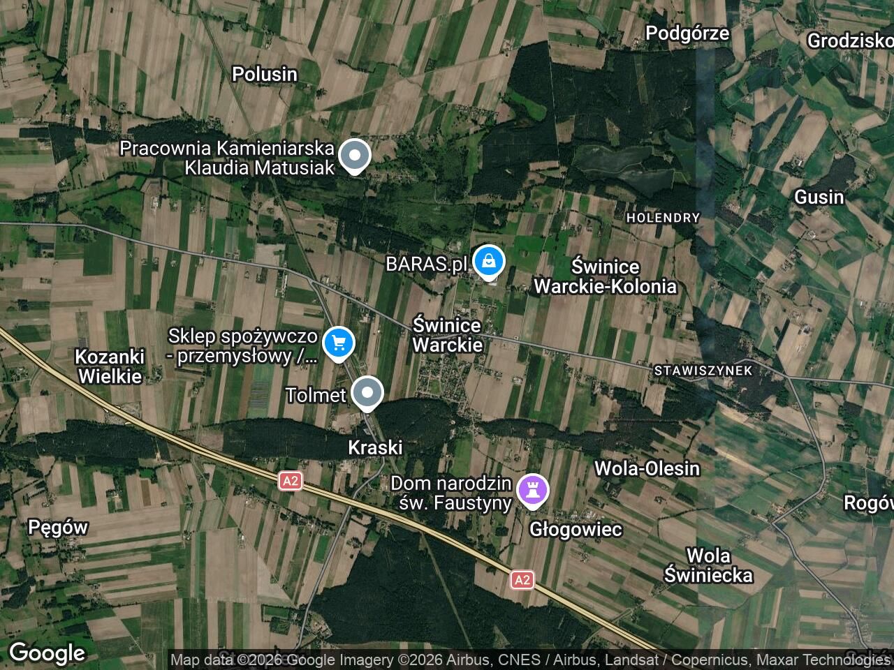 Działka rolno-budowlana Świnice Warckie. Zdjęcie 1