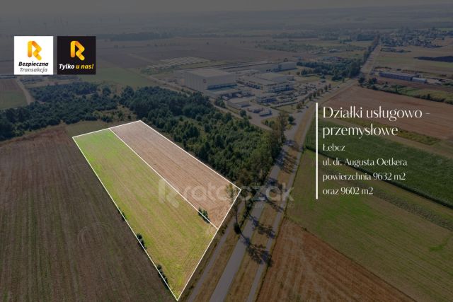 Działka inwestycyjna Łebcz, ul. dr. Augusta Oetkera. Zdjęcie 1