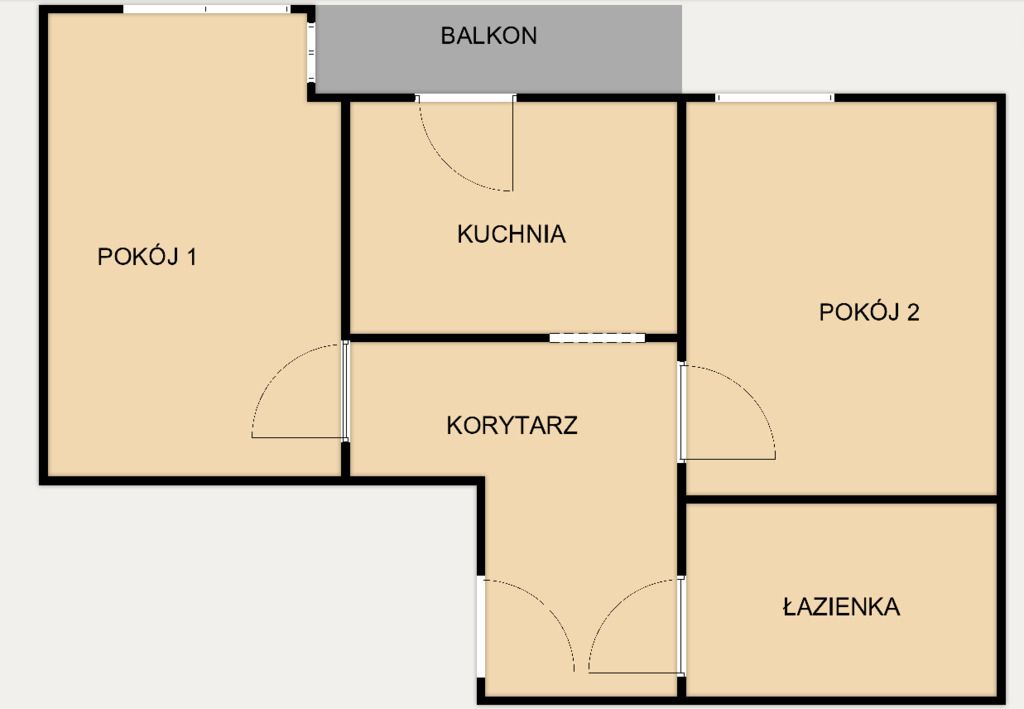 Mieszkanie 2-pokojowe Kraków Dębniki, ul. Raciborska. Zdjęcie 19