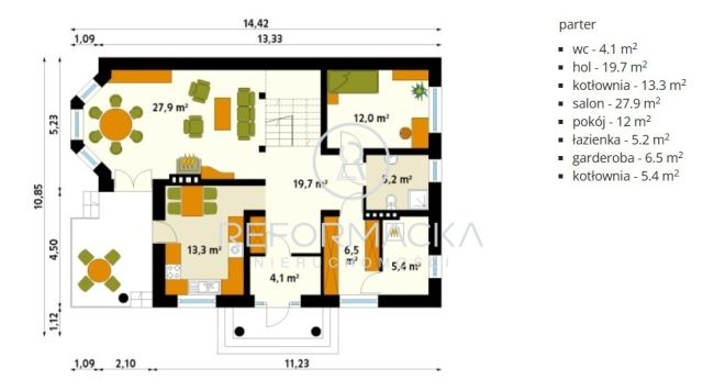 dom wolnostojący, 5 pokoi Rakszawa Pod Brzózą. Zdjęcie 13