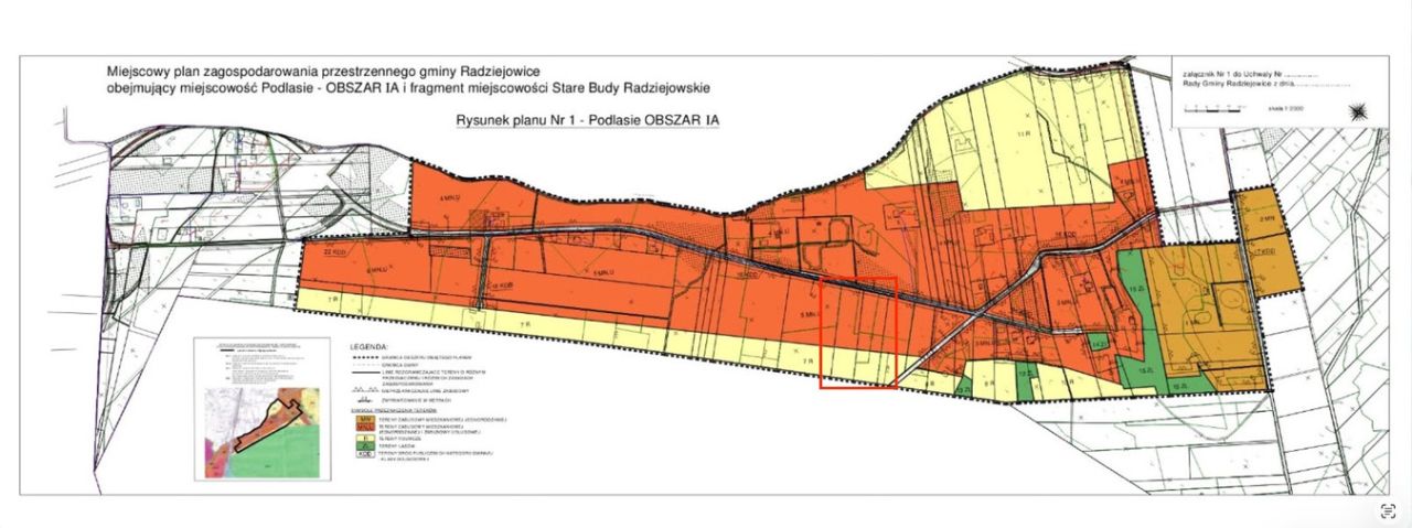 Działka rolno-budowlana Radziejowice-Parcel. Zdjęcie 3