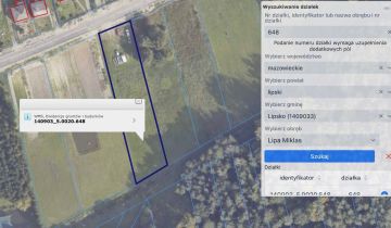 Działka rolno-budowlana Lipa-Miklas