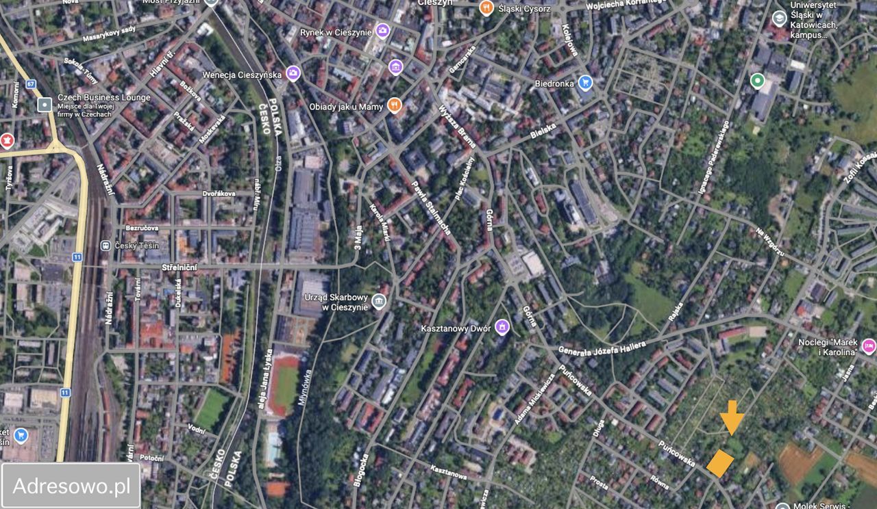 Działka budowlana Cieszyn, ul. Puńcowska. Zdjęcie 3