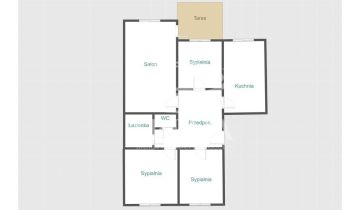 Mieszkanie 4-pokojowe Lublin Czuby, ul. Turkusowa