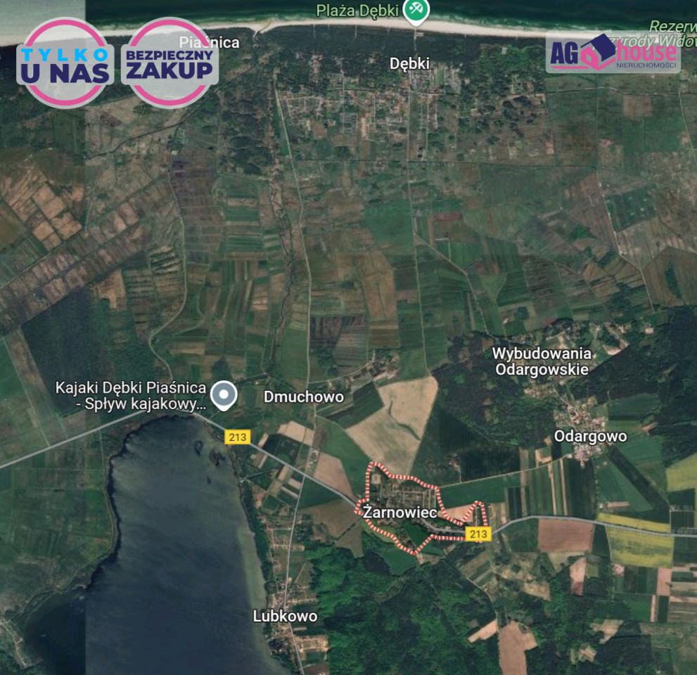 Działka inwestycyjna Żarnowiec. Zdjęcie 2