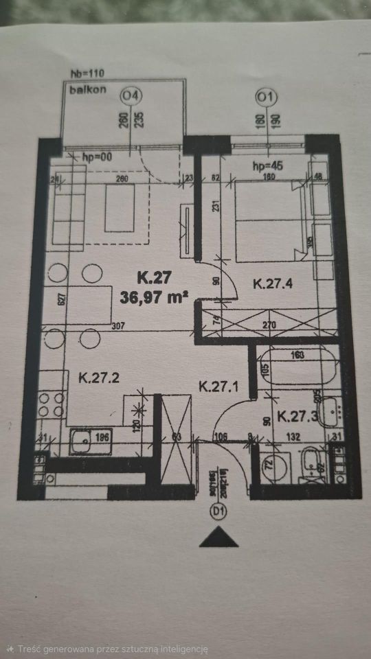 Mieszkanie 2-pokojowe Nysa Górna Wieś, ul. Elizy Orzeszkowej. Zdjęcie 7
