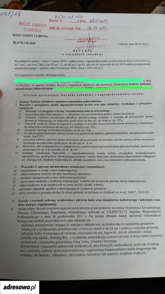 Działka budowlana Straszydle. Zdjęcie 13