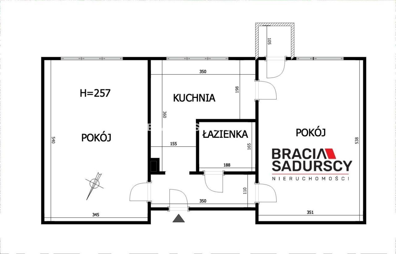 Mieszkanie 2-pokojowe Kraków Prądnik Czerwony, ul. Lublańska. Zdjęcie 26