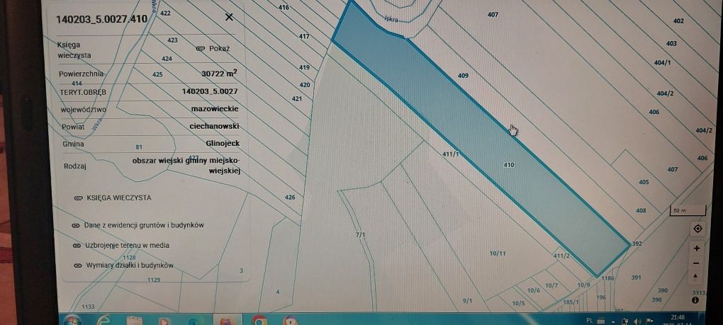 Działka rolno-budowlana Żeleźnia. Zdjęcie 2