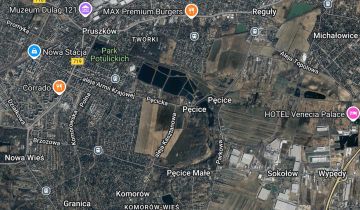 Działka budowlana Pęcice, Pęcicka