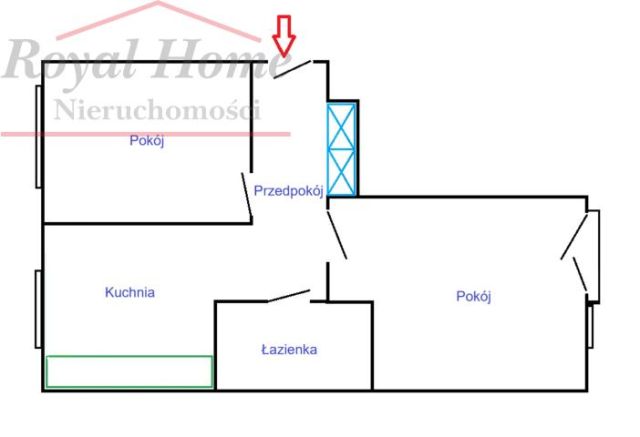 Mieszkanie 2-pokojowe Wrocław Krzyki, ul. Śliczna. Zdjęcie 13