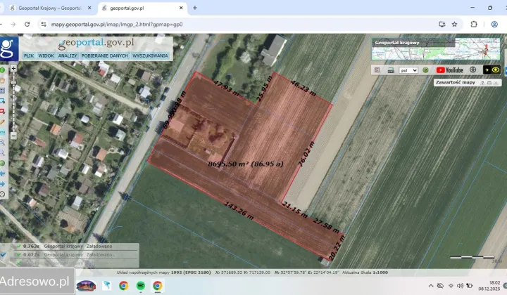 Działka inwestycyjna Zambrów, ul. Wądołkowska