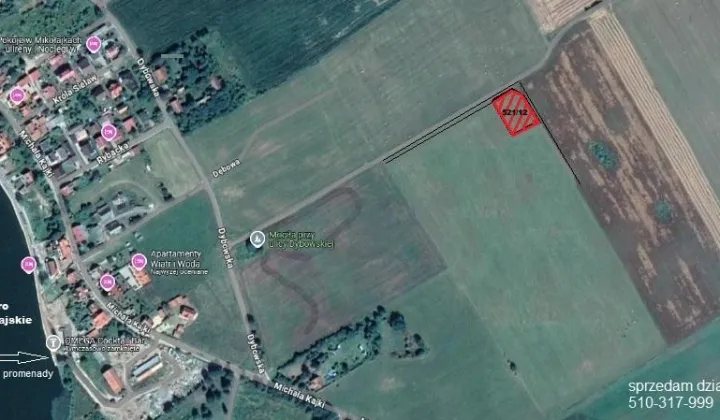 Działka budowlana Mikołajki Dybowo, ul. Dybowska