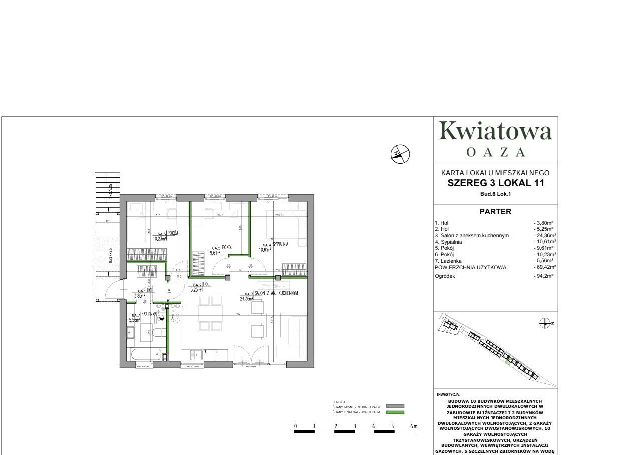 Mieszkanie 4-pokojowe Łazy, ul. Kwiatowa. Zdjęcie 2