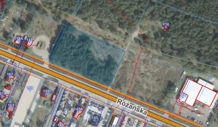 Działka budowlana Ostrów Mazowiecka, ul. Różańska
