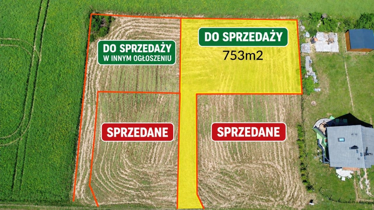 Działka budowlana Włóki. Zdjęcie 1