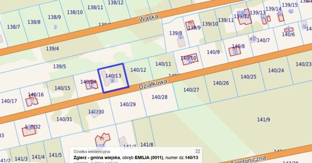 dom wolnostojący, 4 pokoje Emilia, ul. Działkowa. Zdjęcie 1