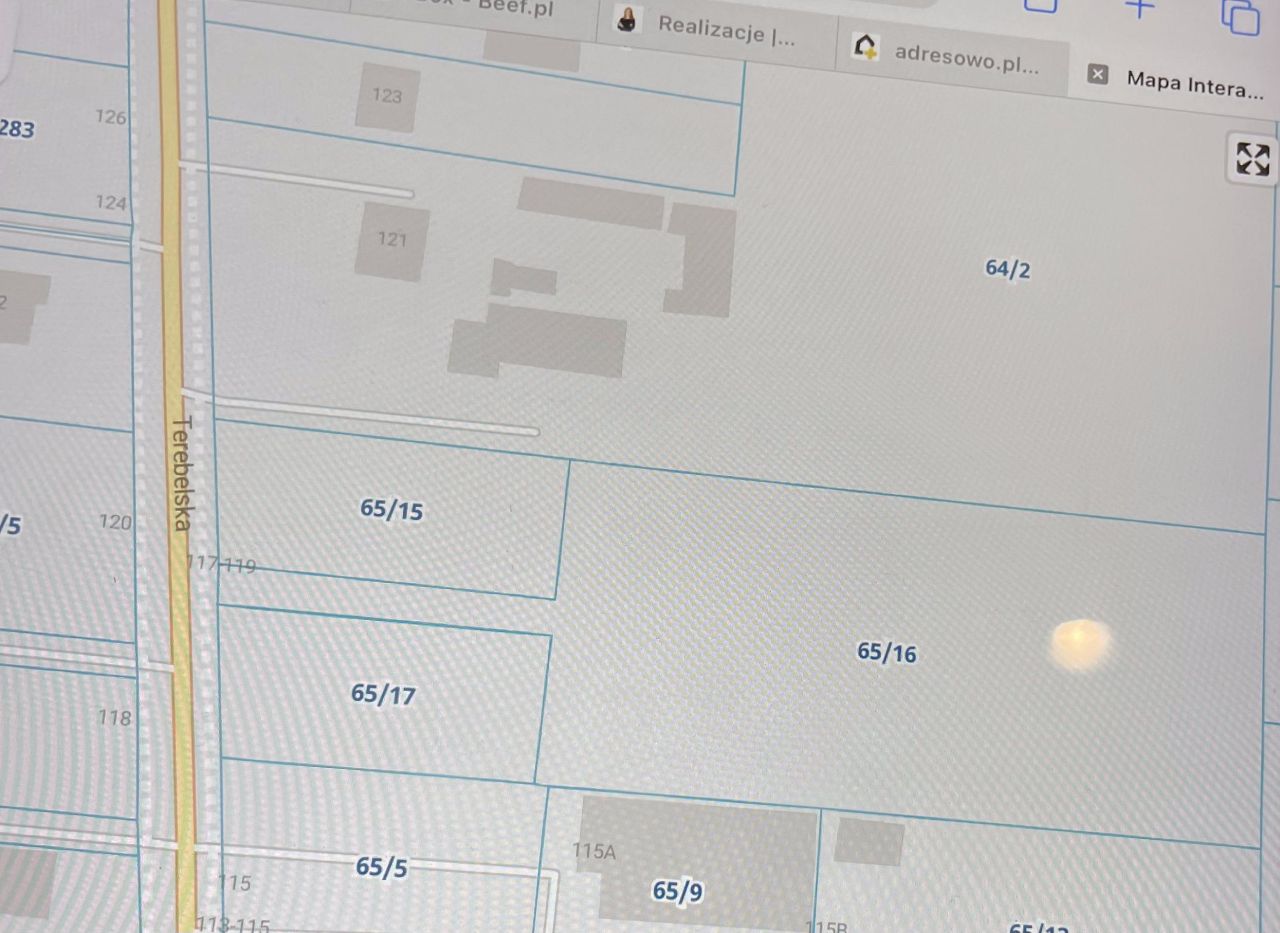 Działka budowlana Biała Podlaska, Terebelska