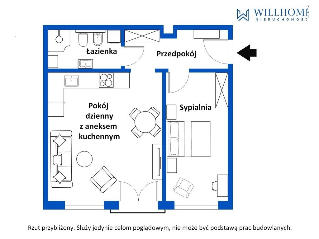 Mieszkanie 2-pokojowe Wrocław, ul. Dworcowa. Zdjęcie 10
